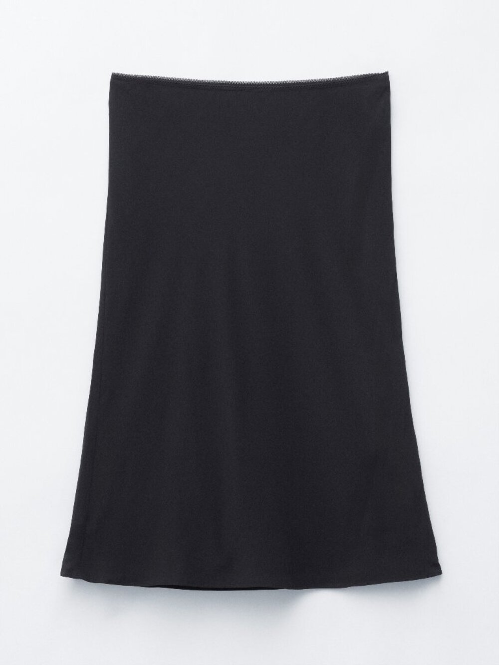 Knee-length Slip Skirt